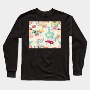 Retro Coffee bar Long Sleeve T-Shirt